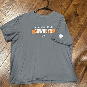 Nike Oklahoma State Cowboys Gray Tee